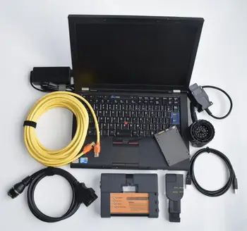 

2020.09 icom a2 software ssd with laptop t410 i5 with icom a2 b c plus obd2 cable for b-mw diagnostic & programmer super speed