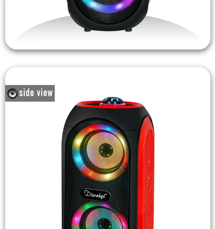 Karaoke Portable Speaker 2021 Hot Sales Direct Manufacture Outdoor Speaker Play Music