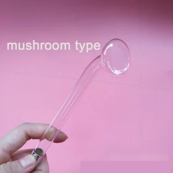 

High Frequency Electrotherapy Glass Tube Stick Anti-Inflammatory Tube Beauty Instrument Comb Mushroom Tongue Curved Elect