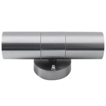 

Hot XD-Stainless Steel Led Wall Outdoor Led Wall Lamp Up And Down Porch Lights 2 x 5W Wall Light Cold Light