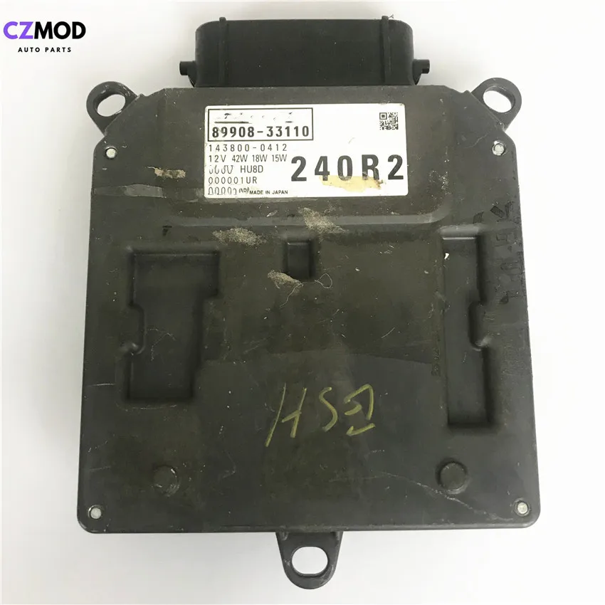 

CZMOD Original 89907-33110 240L2 LED Driver Module Headlight HID Ballast 89908-33110 240R2 143700-0412 143800-0412(used)