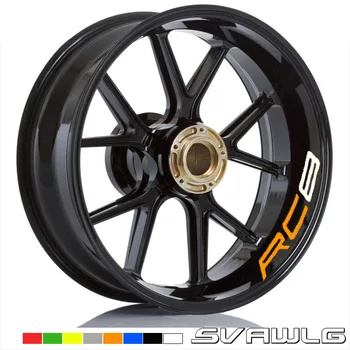 

New high quality Fit Motorcycle Wheel Sticker stripe Reflective Rim For KTM RC8 RC8R RC8/R