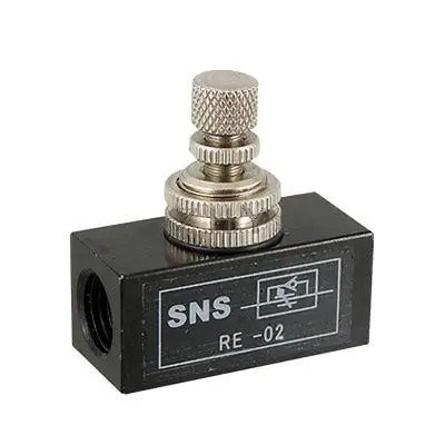 G1/" двухпозиционный пневматический клапан управления потоком RE-02