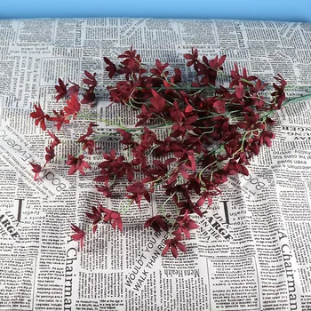 

Model Oncidium Wedding Road Lead Flower Arrangement Props Wedding Hall Ceiling Decoration Artificial Flower Cherry Blossom Flora