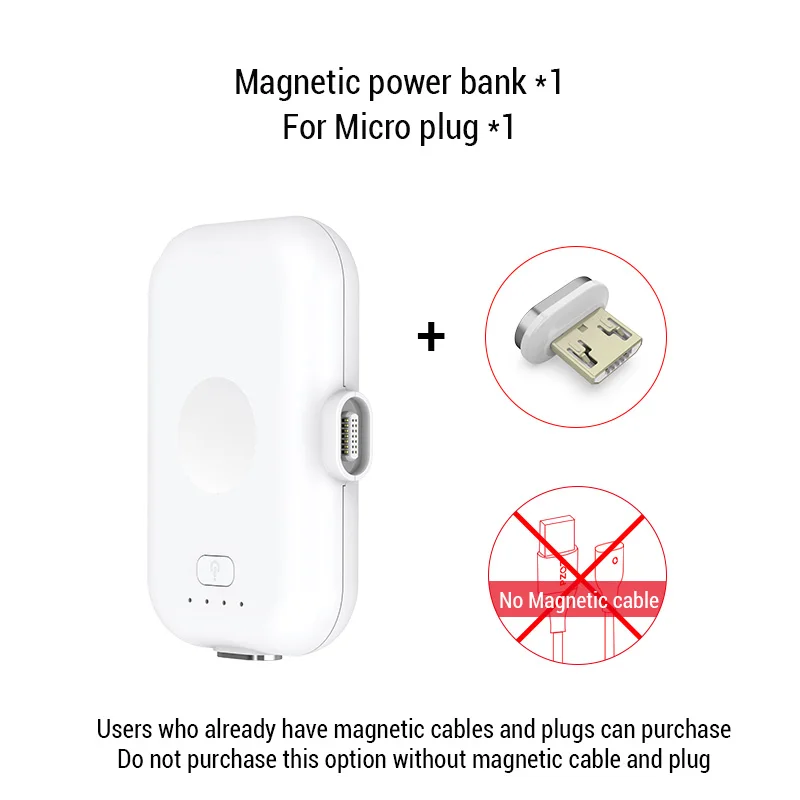 best powerbanks PZOZ Magnetic Power Bank For iPhone Micro USB Type C 1200mAh Mini Magnet Charger Power Bank For iPhone iPad Xiaomi Huawei Phone battery pack for phone Power Bank