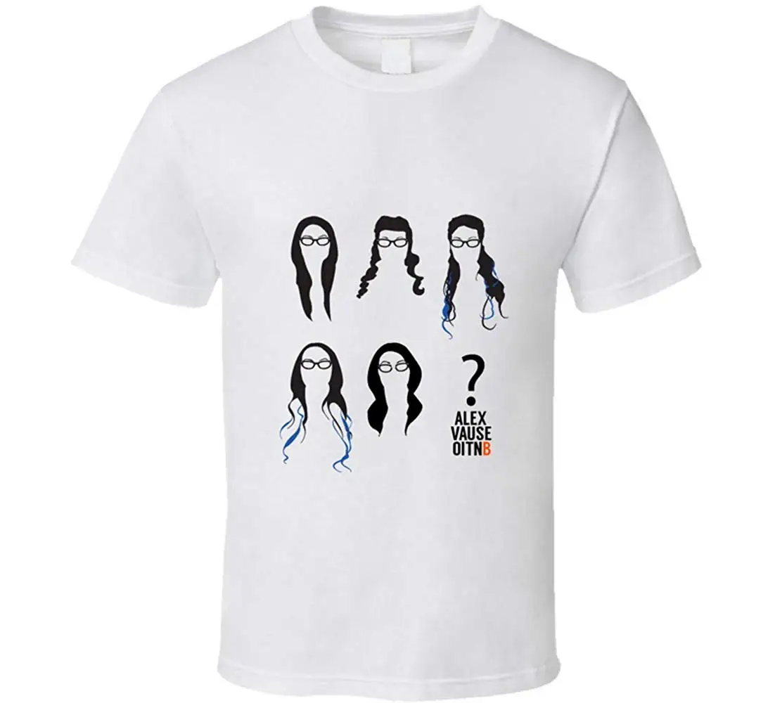 Alex Vause Hair Styles футболка оранжевого цвета новинка черные женские футболки с | Футболки -4000726236723