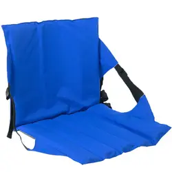 Портативный легкий влагостойкий Открытый коврик для пикника Кемпинг пляж складной стадион мягкая подушка сиденья-синий