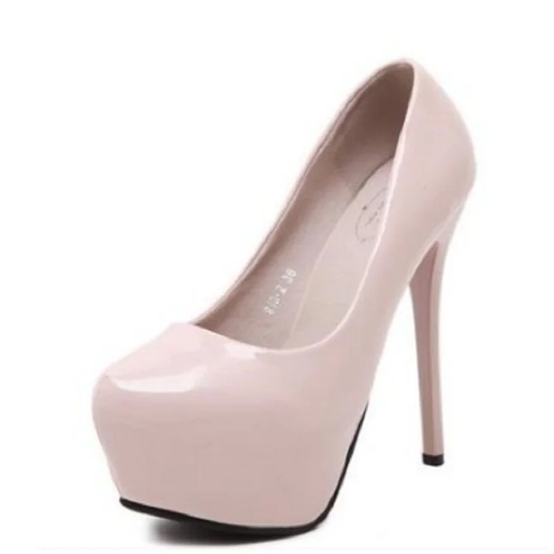 Женская Демисезонная обувь на очень высоком каблуке 14 см | Обувь