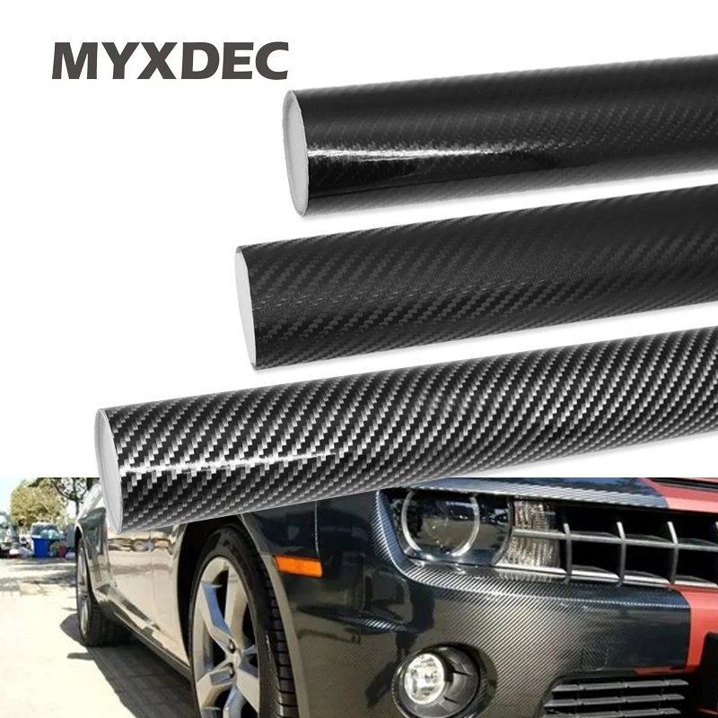 Виниловая пленка для автомобиля 30 см x 100 3D 6D из углеродного волокна рулонная