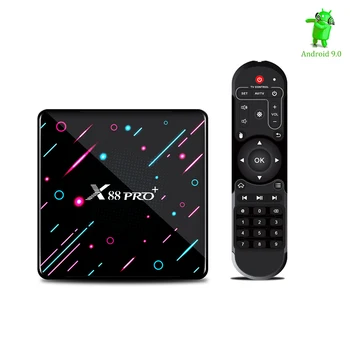 

X88 Pro Plus Android 9.0 TV Box RK3368PRO Octa-core 4GB RAM 128GB ROM 5G WIFI bluetooth 4K Set Top Box for Facebook Youtube