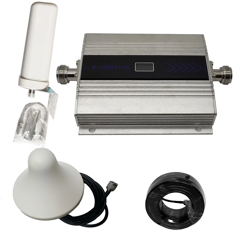 

Best-Selling (LTE Band 1) UMTS Mobile Signal Enhancer 3G (HSPA) WCDMA 2100MHz Cellular Repeater Amplifier Gain Antenna Kit