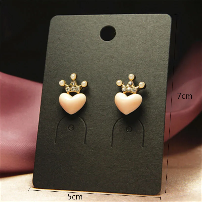 

100Pcs Bracelet Necklace Display Cards 1000Pcs Custom Logo Fashion Jewelry Packaging Tags DIY Handmade Packing Card Wholesale