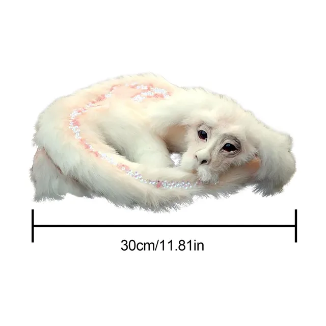 Vicces, Jelenlévő Plüss Baba Féreg A Labirintus Falktorból Neverending Story Fuchur Kézzel Készített Baby Ludo -Ból Labyrinths Toy#G3 - Image 2