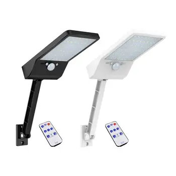 

48/56LED Adjustable Solar Motion Sensor Wall Light With Remote Control Outdoor Street LampWaterproof Garden Street Lamp