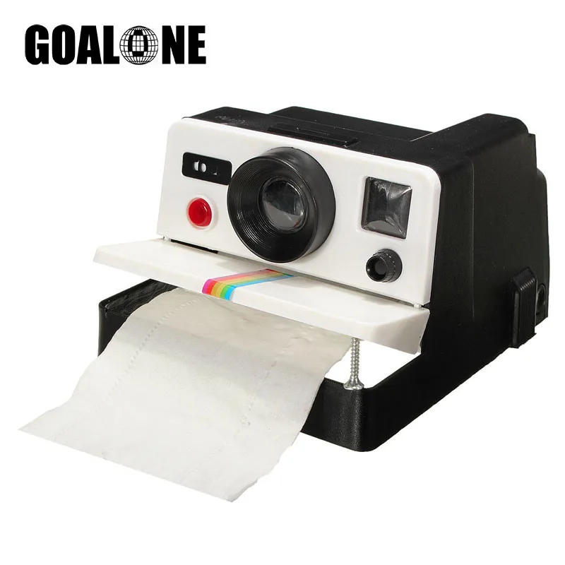 

GOALONE Retro Camera Toilet Paper Holder Plastic Toilet Tissue Box Paper Roll Holder Dispenser Household Bathroom Accessories
