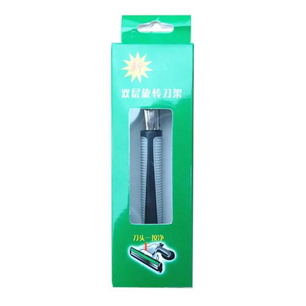 

1 Handle 30PCS double Layers Men Face Shaving Razors Blades Male Manual Razor Blades For Standard Beard Shaver Trimmer Blades