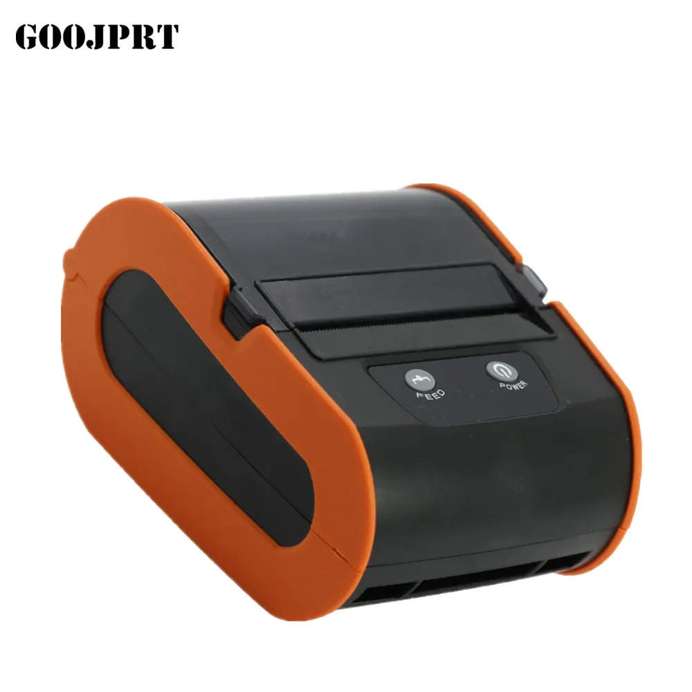 Bluetooth Термопринтер для печати этикеток мини портативный 80 мм чековый принтер маленький для мобильного телефона Ipad Android/iOS P80D