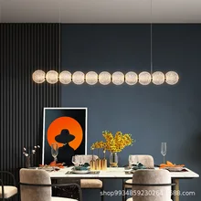 Plafonnier LED au design nordique de luxe, design simpliste, éclairage d'intérieur, luminaire décoratif de plafond, idéal pour une salle à manger, un bar ou un restaurant