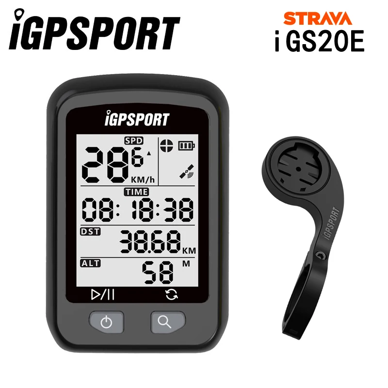 iGPSPORT iGS20E Fahrradcomputer GPS Backlight Tachometer Kilometerzähler DE P4H7 