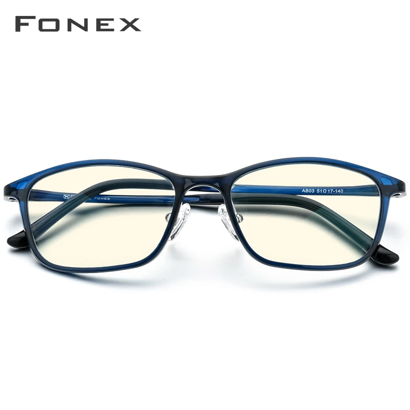 FONEX Ultem TR90, анти-синий светильник, очки, мужские очки, защитные очки, очки, анти-синий, для игр, компьютера, очки для женщин, AB03