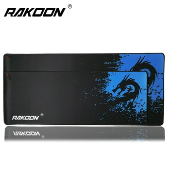 

Rakoon 30x80cm 40x90cm Large Gaming Mouse Pad Blue Dragon Lock Edge Desktop Computer Mousepads Mat for CSGO Dot 2 Lol Gamer