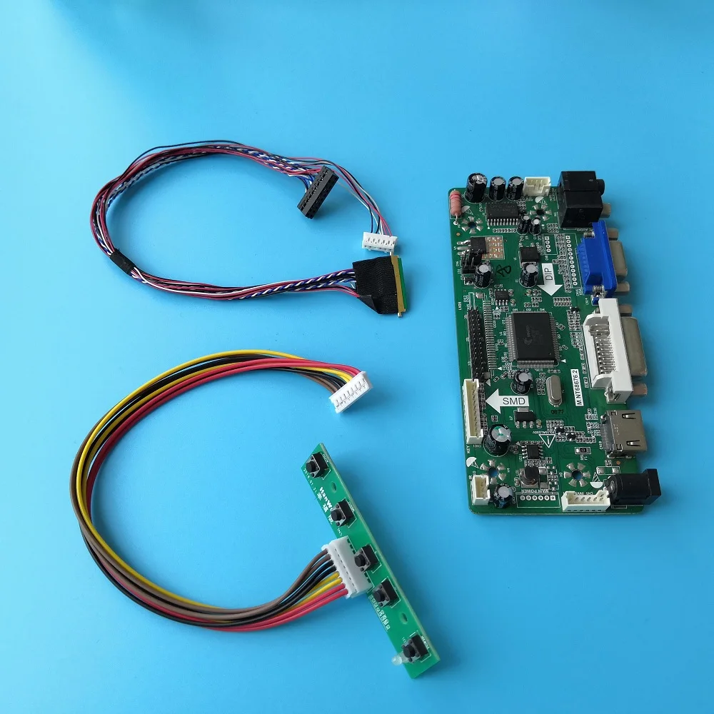  LED LCD HDMI DVI VGA LVDS Controller board DIY for 40pin LP156WH2(TL)(C1)/LP156WH2(TL)(C2) 1366X768