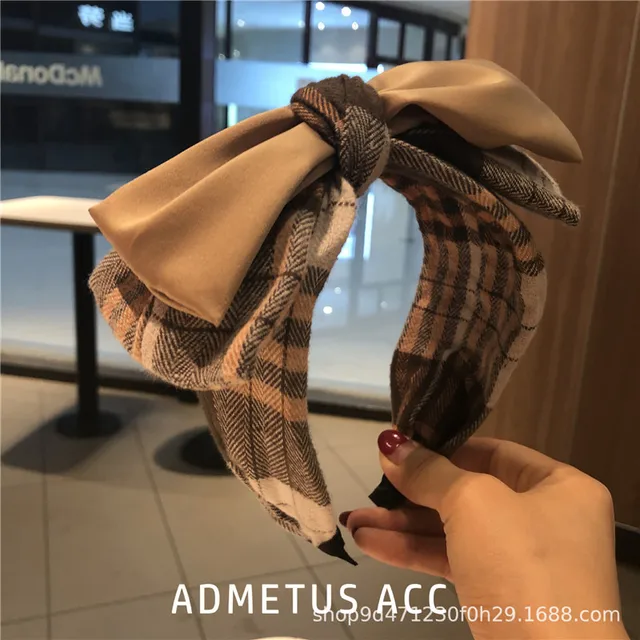 Floral Big Bow  Hairbands  For Women Korea Hair Accessories For Girls Hair Band Hair Bows  Hairband Headbands Purple