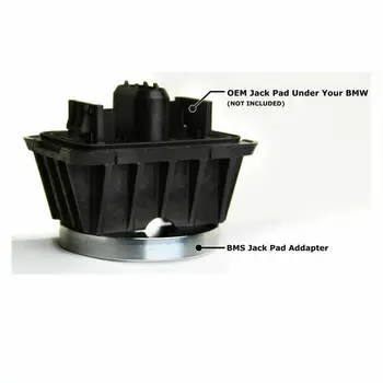 

1pc Jack Pad Adapter Billet Black Aluminum Floor Aluminum Alloy OT338 Tool