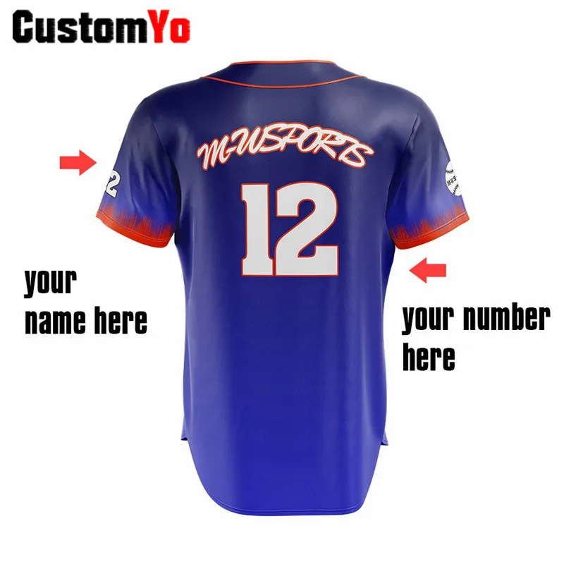 make own baseball jersey