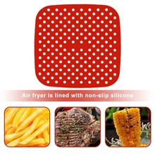 Steaming-Basket-Mat Steamer-Liners Air-Fryer Baking Non-Stick Kitchen-Tool Perforated