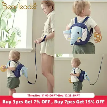 

Bear Leader Toddler Baby Cartoon Anti-lost Backpack 2020 New Fashion Kids Casual Safety Rope Infant Children Traction Rope