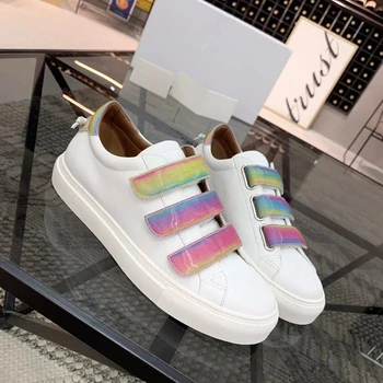 

Flat Trainers Shoes Zapatos De Mujer Platform Cozy Runway Ladies Shoes Hook & Loop Sneakers Women Casual Chaussures Femme 2020