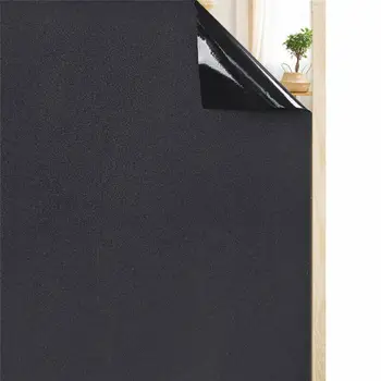 

Blackout Static Cling Window Film For Privacy Protection To Block Sun UV Living Rooms, Kitchens, Bedrooms, Furniture