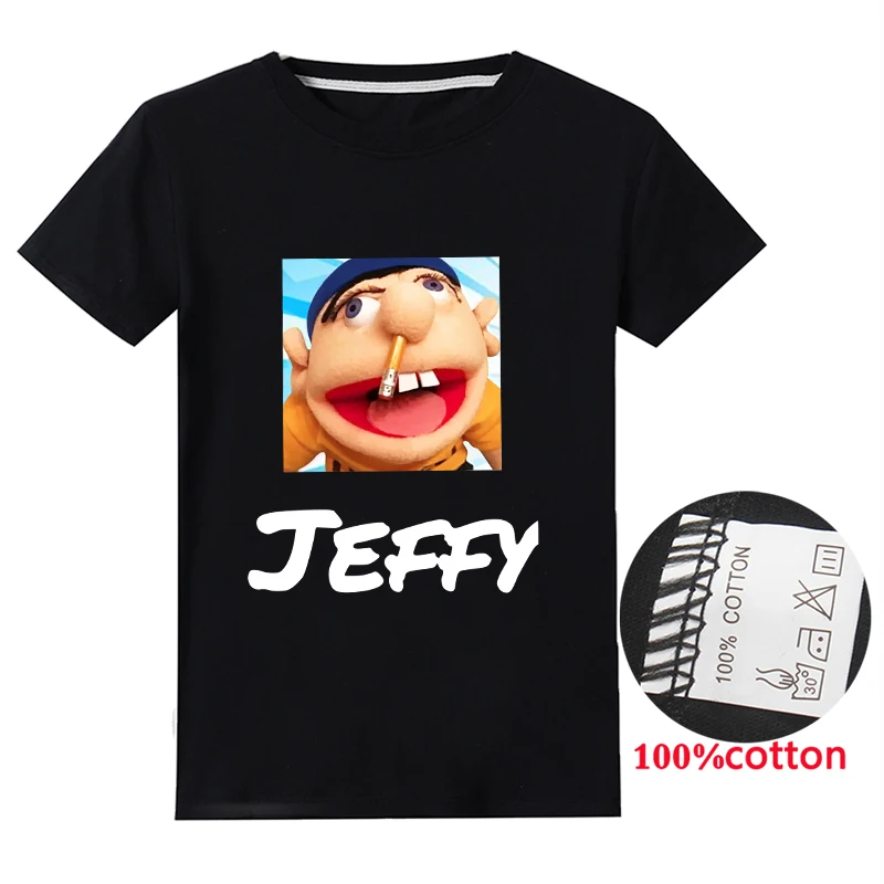 Г. Детская одежда пальто на молнии Jeffy Забавные футболки для мальчиков с молодежным принтом свитер для девочек топы для детей, футболки для малышей jojo siwa gormiti