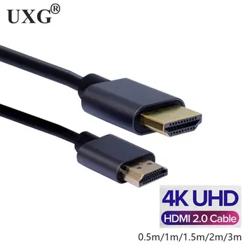 

4k HDMI 2.0 Short Cable HDMI 2.0v 2K X 4K 60Hz short cable with braid and Alloy shell Compatible UHD TV Blu-ray Xbox PS4/3 PC