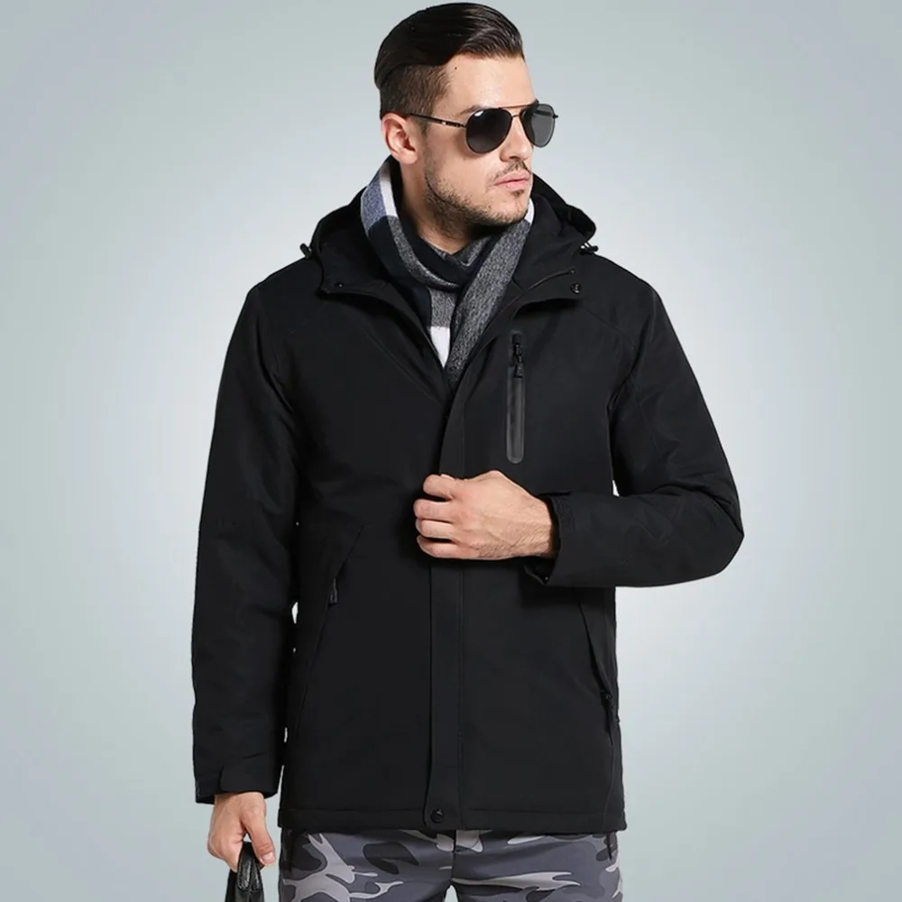 

Electric Heating Jackets USB Security Intelligent Thermostat Electric Jackets Constant Temperature Winter Warm Coat For Men