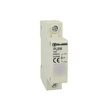 

SANDASDON SD-PL6W SANDASDON DIN rail signal indicator light Led white light