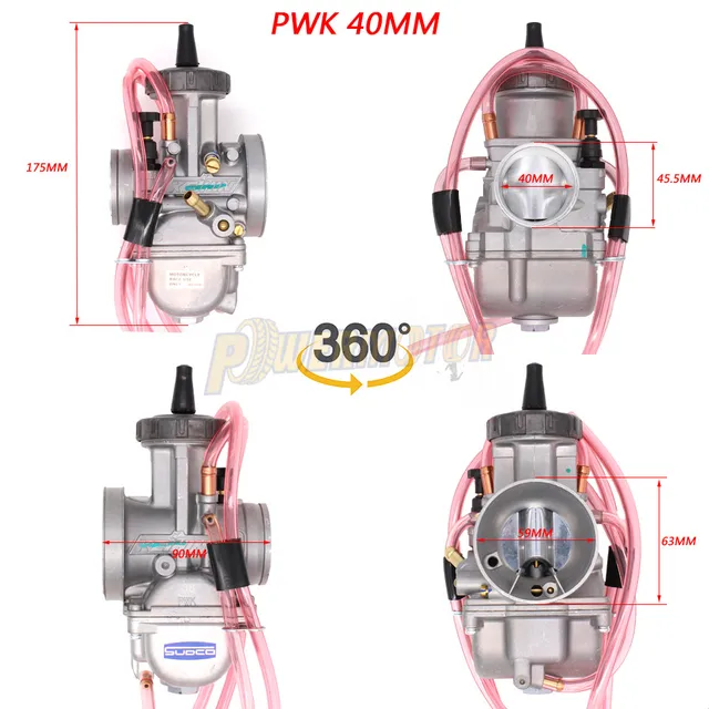 Carburatore Per Moto - Compatibile Keihin PE | Taglie 34-40 Mm | Kit Di Riparazione In Metallo E Plastica - Foto 7