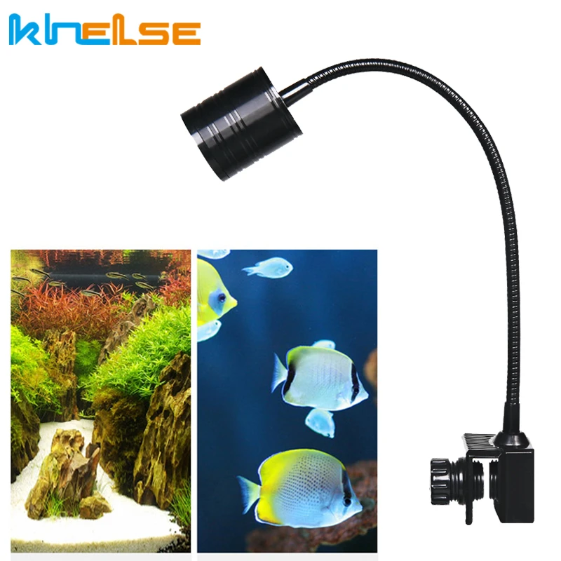 Aquarium Lighting Led 5w Clipon Freshwater Or Sea Plant Lamp, Aquarium