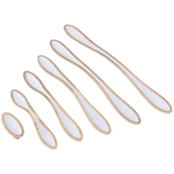 

European modern minimalist Large wardrobe handle cabinet white door handle Venus drawer furniture door handle Cabinet door