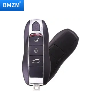 

BMZM 3 Buttons Smart Remote Car Key Suit for Porsche Cayenne with 433MHZ 49 Chip PCF7945P HU66 Blade