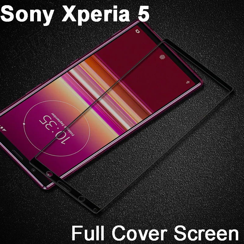 9H 3D полное покрытие закаленное стекло для Sony Xperia 5 Защитная пленка экрана sony
