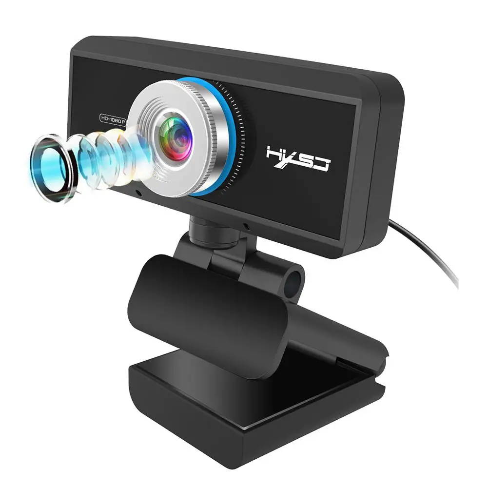 Веб-камера 1080P с автофокусом уличный HD USB микрофон Компьютерная камера веб-камера