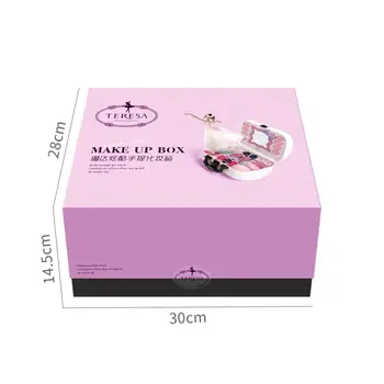 

14pcs Children's Lighting Cosmetic Make-up Suit Girls Retend Playing Makeupes Eyeshadow Lipsticks Blush Set Birthday Gift ToyS