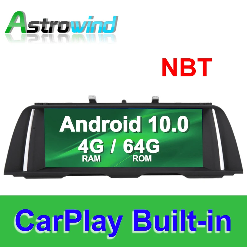 10.25&quot 4G RAM 64G ROM Android 10.0 Car Audio Video Media Stereo GPS For BMW 5 Series F10 F11 2013 2014 2015 2016 2017 NBT | Автомобили