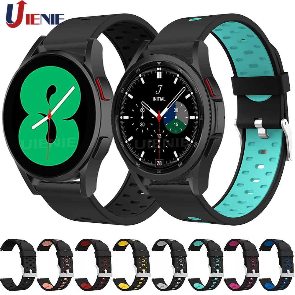 Cinturino In Silicone Per Samsung Galaxy Watch 4 40Mm 44Mm Classic 42Mm 46Mm Cinturino Smartwatch Cinturino Cinturino Sportivo