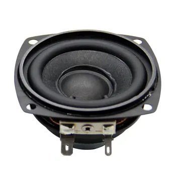 

Black Rubber Round Shape Electronic Loudspeaker 2.5 Inches Diameter DIY Audio Home 10W 4Ohm Bass Small Horn Full Range Magnetic