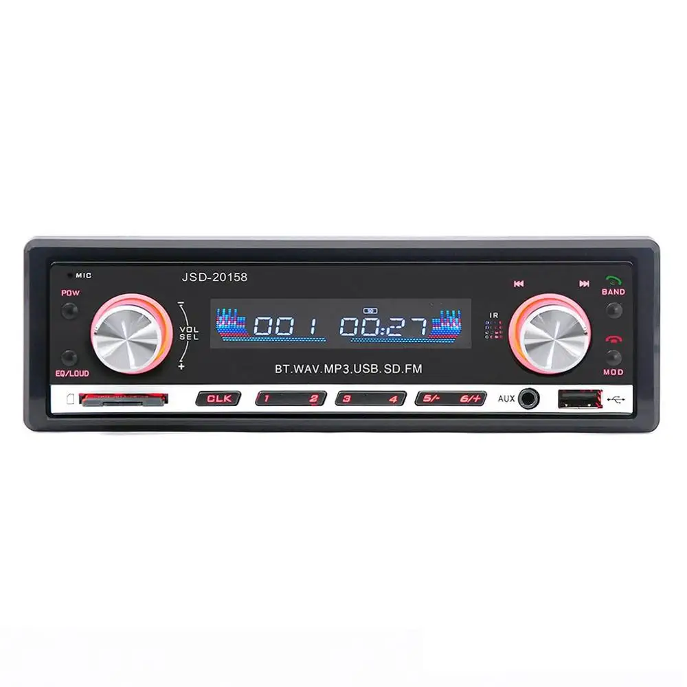 Красный светильник, автомобильный беспроводной MP3-плеер, автомобильная Mp3 карта, машина Fm, Hands-Free Call U Disk Machine 20158