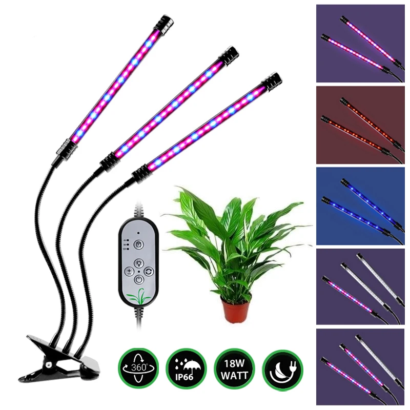 

Plants LED Grow Light USB Seedlings Flower Indoor Grow Box Clip Lamp Greenhouse Tent Phytolamp For Full Spectrum Control Plants