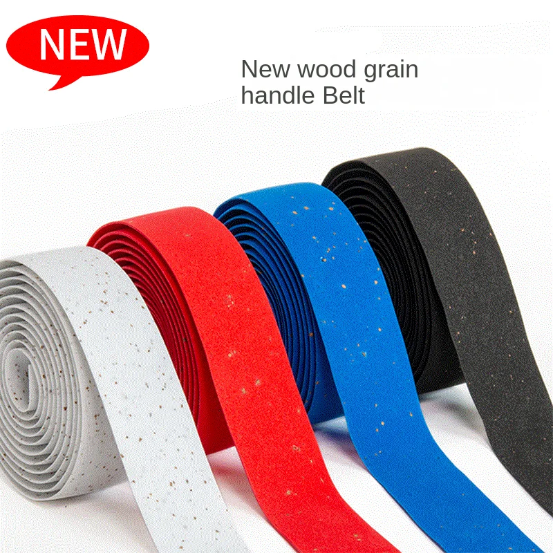 

Road Bike Cyclist Strap Solid Color Single Rider with Belt Cork with Rod Plug 4 Colors Bicycle Accessories Grips